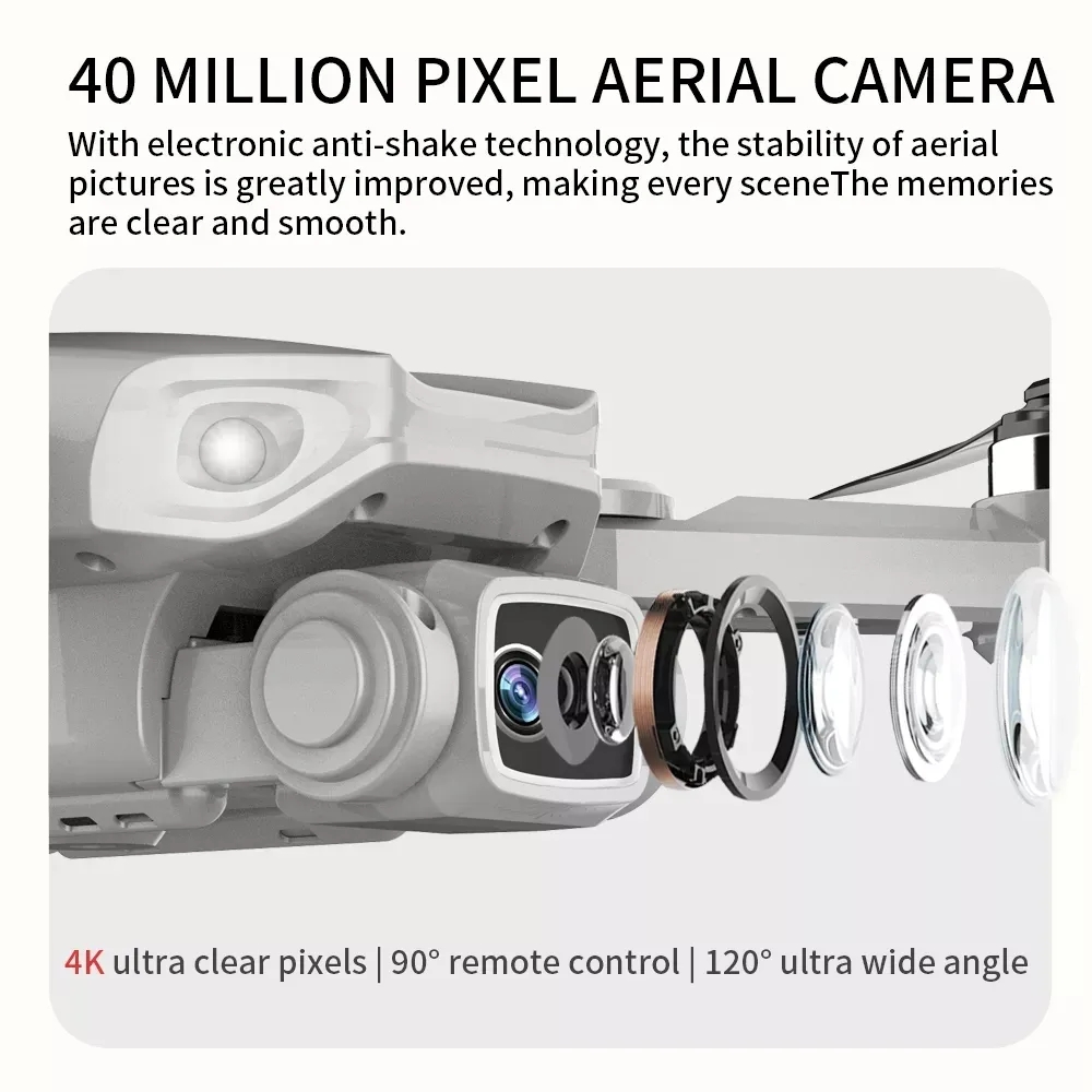 طائرة بدون طيار رباعية المراوح - مراجعة Drone Camera 4K وسعره