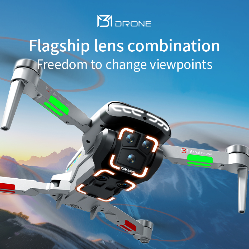 M3 طائرة بدون طيار احترافية 4K - مراجعة Drone Camera With Gimbal وسعره