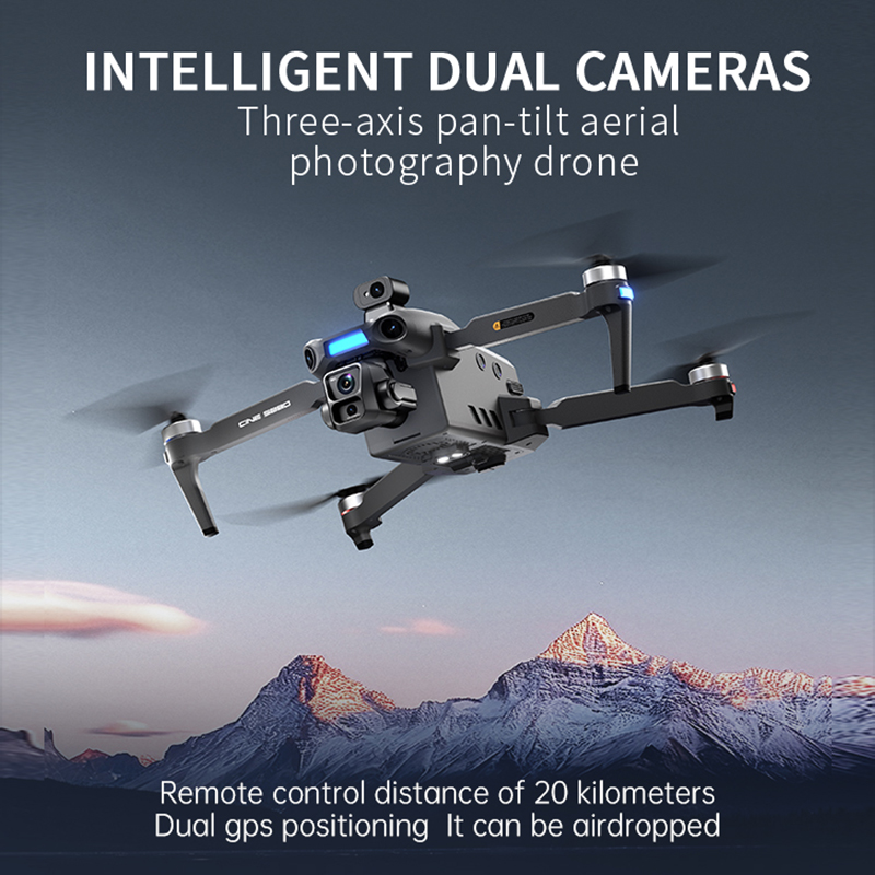 طائرة بدون طيار جديدة لعام 202 - مراجعة Drone Camera With Gimbal وسعره